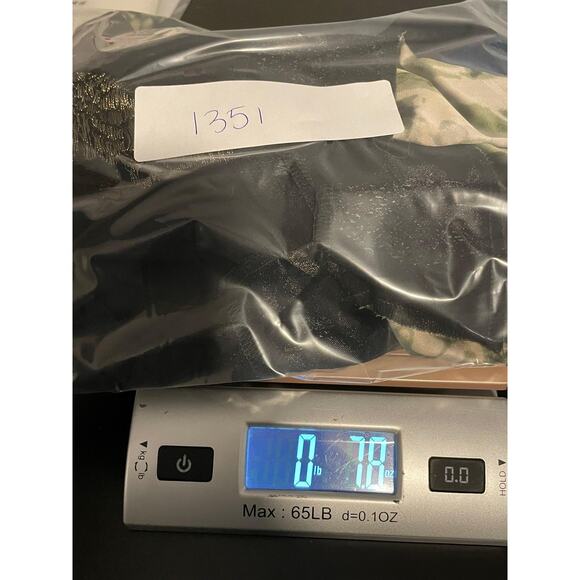 Vintage Studio VK Kimono Womens XL Black Green Open Front Boho Floral Velvet USA - Picture 8 of 8